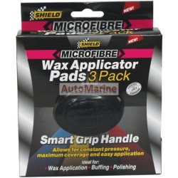 Shield Microfibre Wax Applicator Pads - 3 Piece