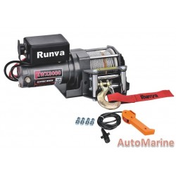 Runva 12 Volt - 3000lb (1360kg) - With Solenoid Pack