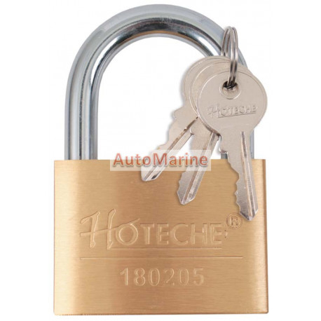 Hoteche Heavy Duty Brass Pad Lock - 60mm - 395g