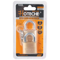 Brass Padlock - 38mm - Two Pack