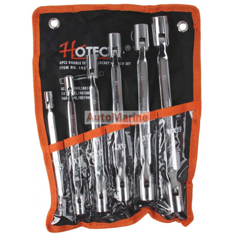 Double Flexible Socket Wrench Set - 6 Piece