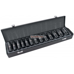 Long (Deep) Impact Socket Set - 1/2" Drive - 13 Piece