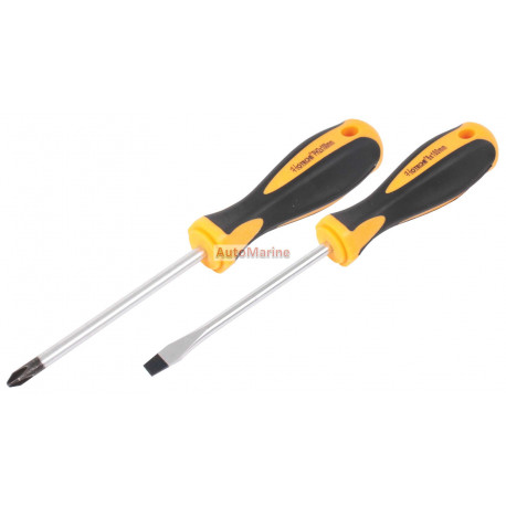 Screwdriver Set - 2 Piece - Flat + Phillips