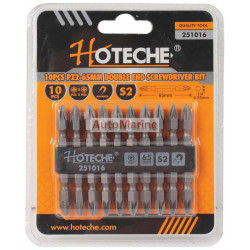 Screwdriver Bit Set - PZ2 x 65mm - 10 Pieces