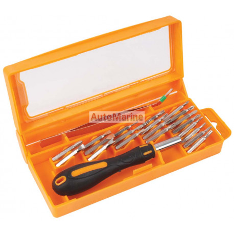 Precision Screwdriver Set with Bits - 22 Piece