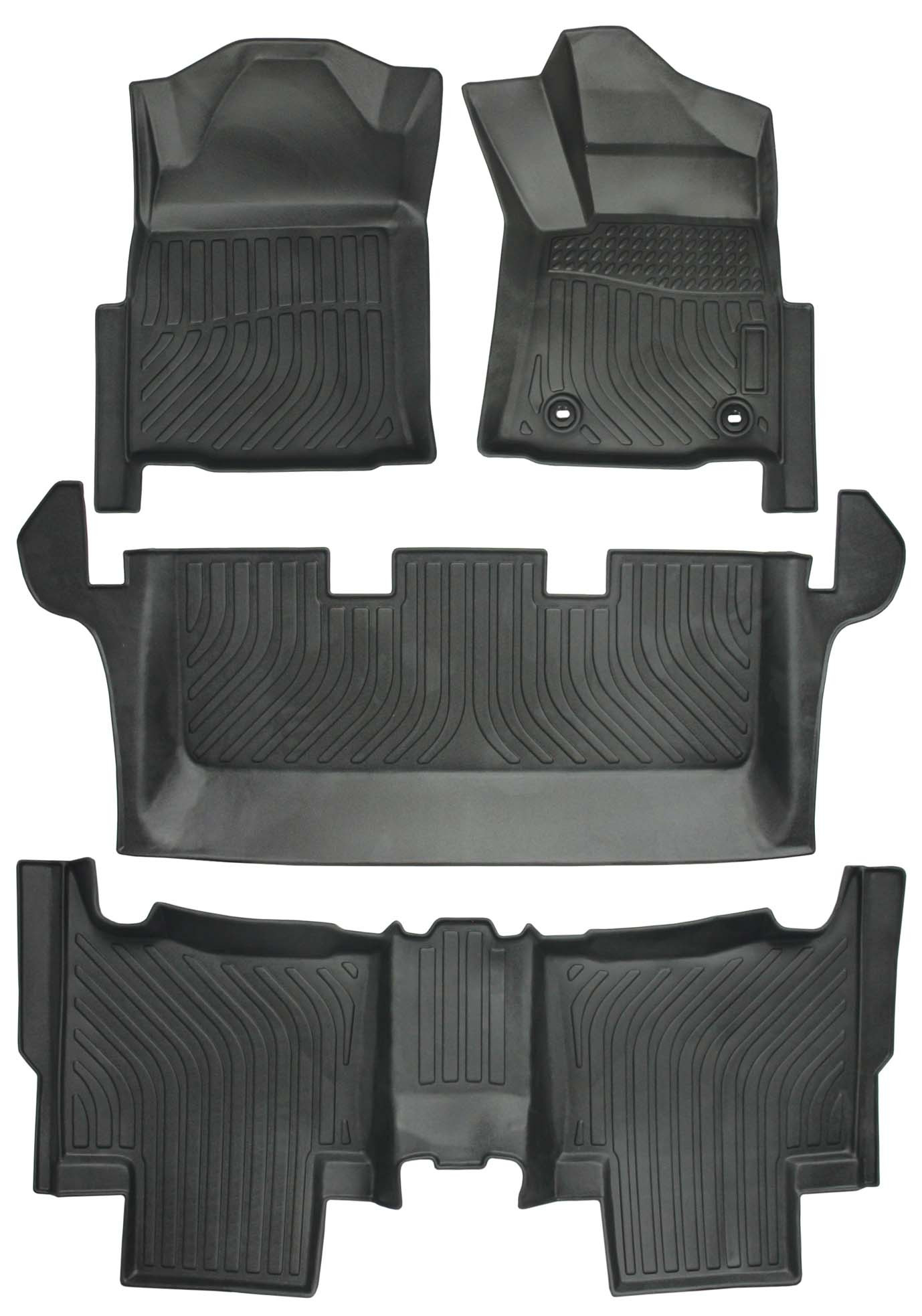 Floor Mats Toyota Fortuner OEM Fit Moulded Rubber Mat Set for sale in