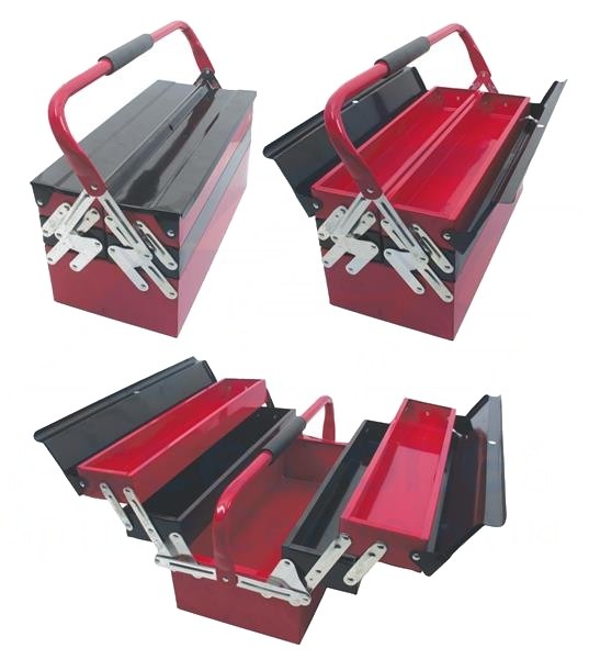 Other Tools & Kits 5 Tray Toolbox Black Detailing (450mm x 200mm x 200mm) for sale in Durban